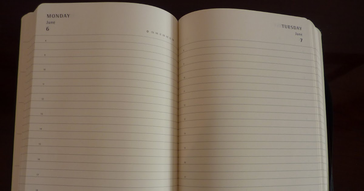 Plannerisms Experimenting with Large Moleskine day per page planner