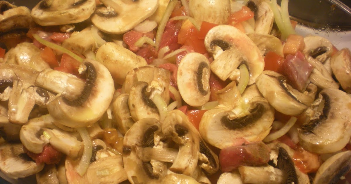 kuzeyde bir yer fırında mantarlı et