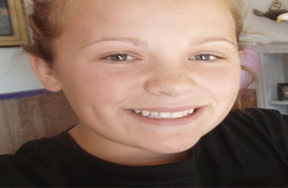 13 year old, Hailey Dunn,
