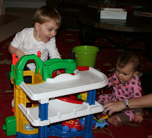 Spence and Jaidyn love playing cars