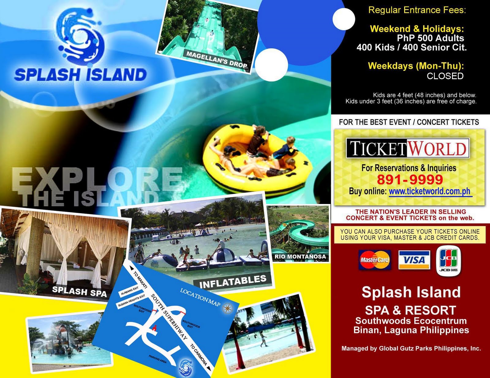 AnyWhoPH LUZON, Philippines Splash Island