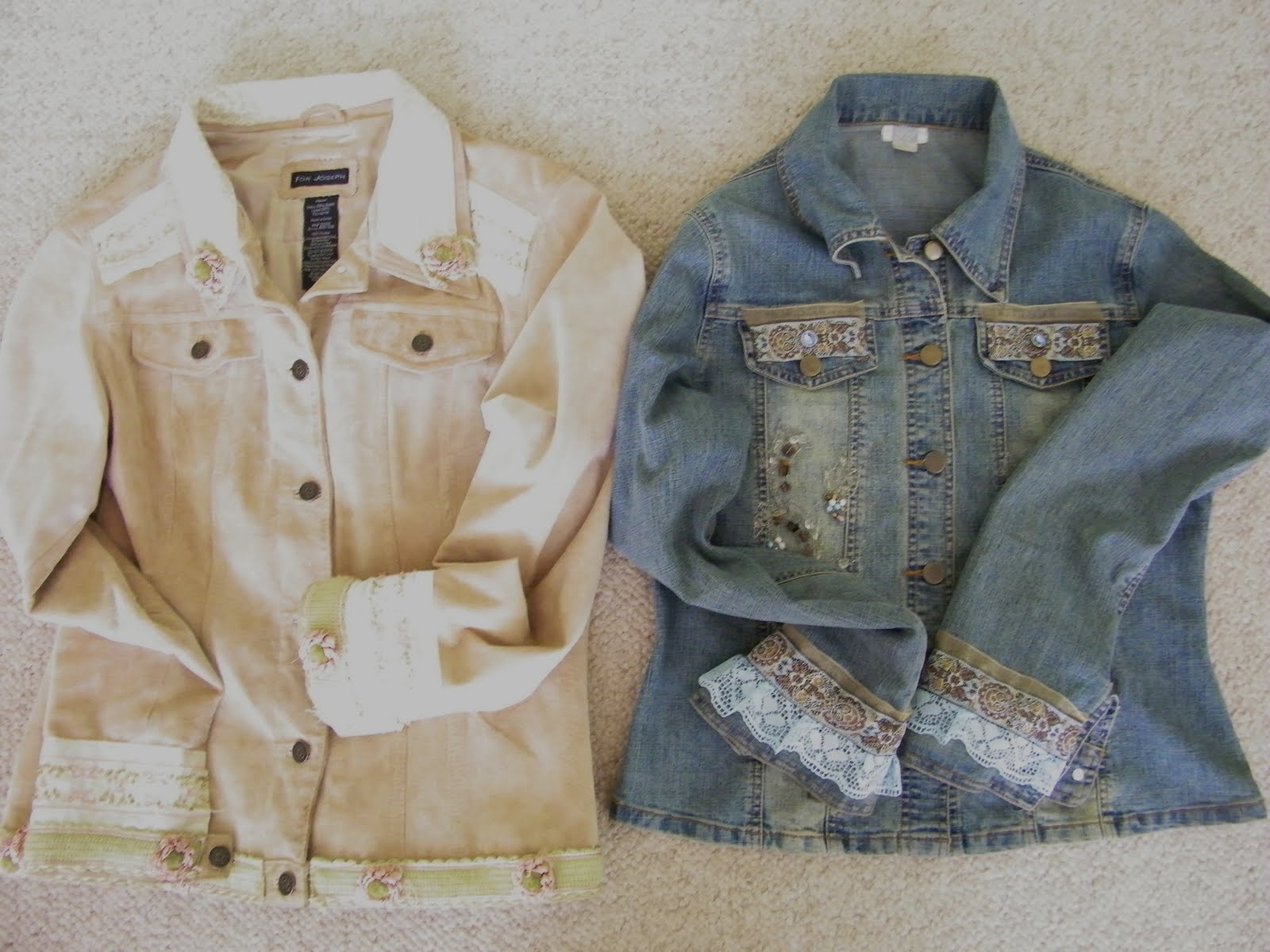 Maison Decor Add some bling to a jean jacket