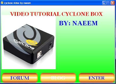 CYCLONE BOX VIDEO TUTORIAL