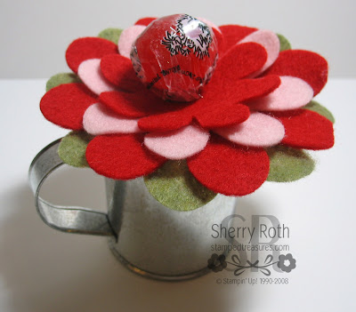 Flower Folds Lollipop in Watering Can