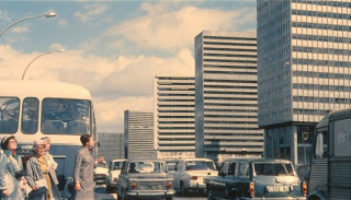 Fake Paris Skyline used in Playtime