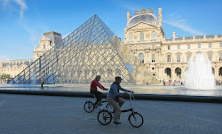 The glass Pyramid, near the Louvre.