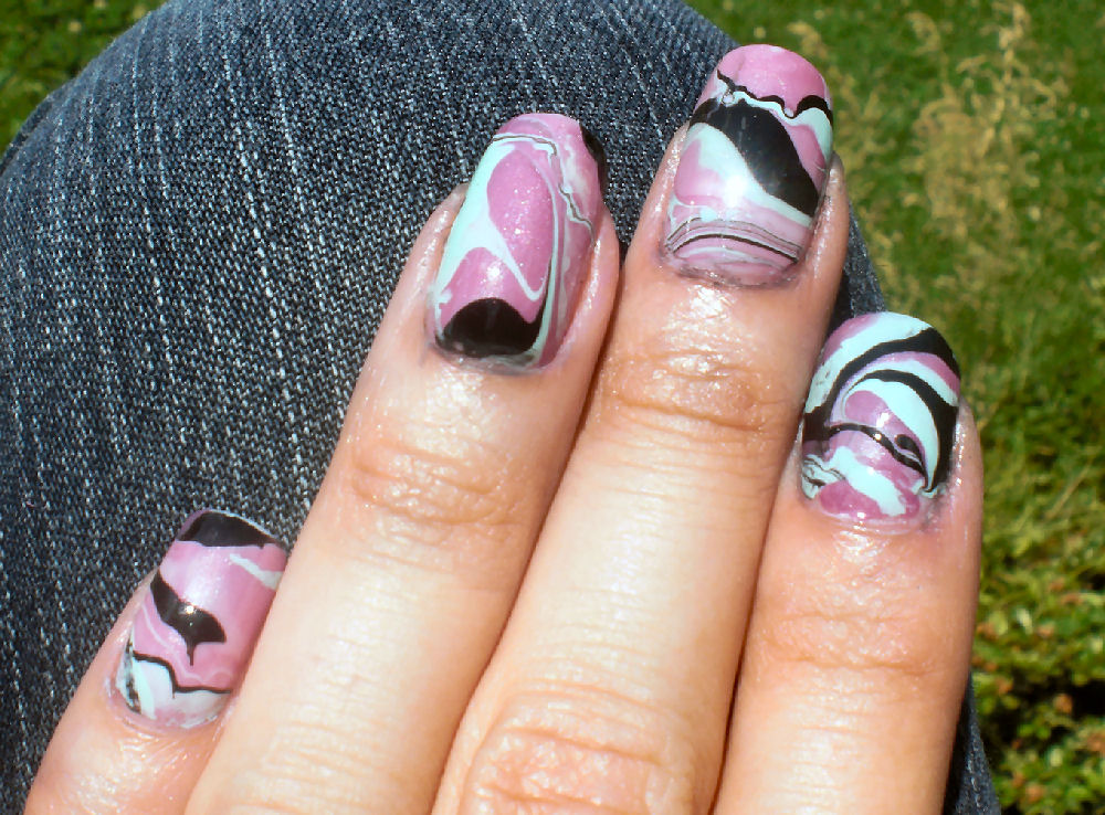 All of these three polishes worked great for marbling!
