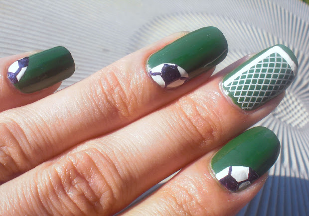concrete and nail polish soccer