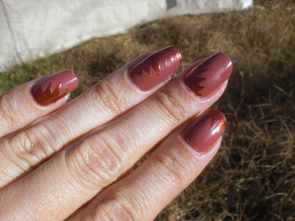 Concrete and Nail Polish Essie In Stitches & smART Nails