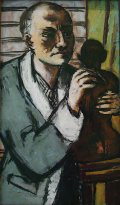 Max Beckmann: Self-Portrait with Grey Nightgown