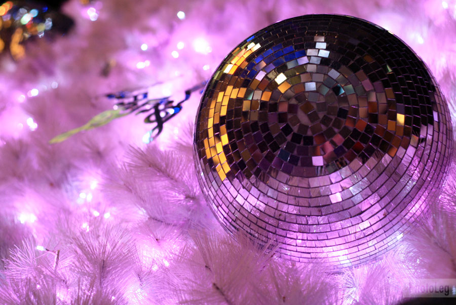 PhotoLeg Disco Ball Christmas Tree