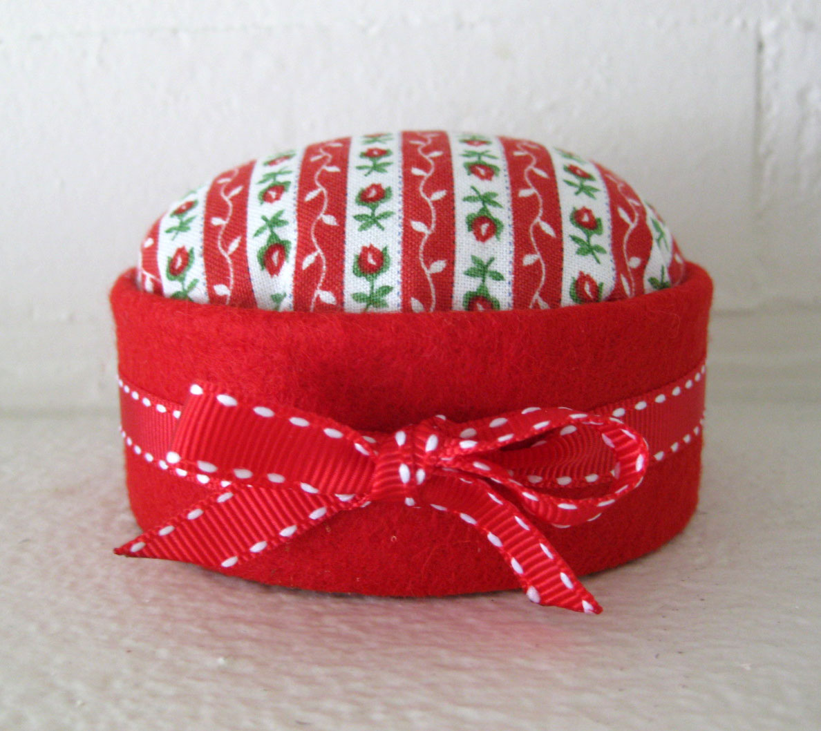 Little Birdie's Nest Tuna Can Pin Cushion
