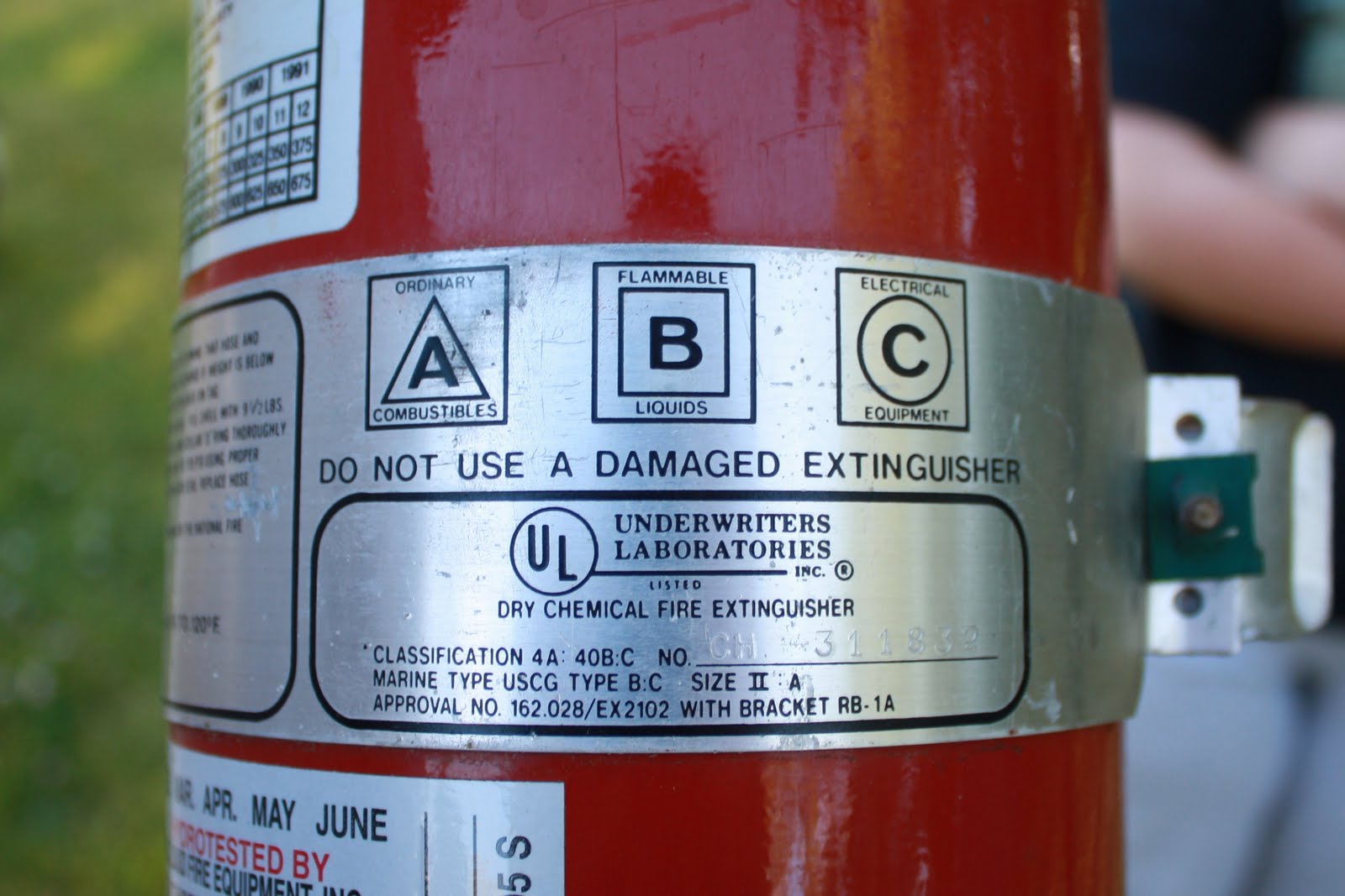 Once Upon a Family How to spray a fire extinguisher