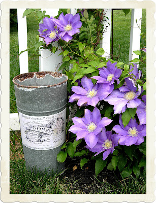 French flower bucket DIY tutorial
