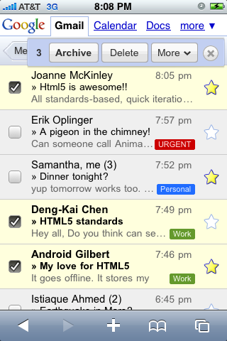 Official Google Mac Blog: Updated Gmail and Calendar for iPhone