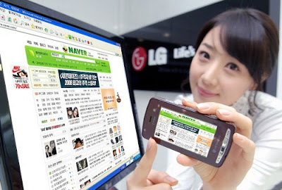 LG LH2300 Touch smart phone