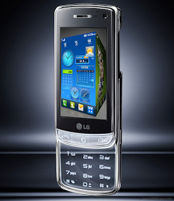 LG GD900 crystal 3G phone transparent touch sensitive keypad and it looks great
