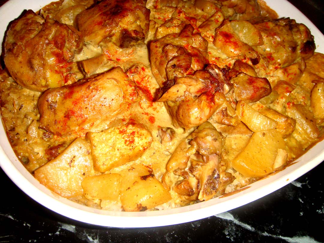 Macanese style Portuguese chicken (葡國雞)