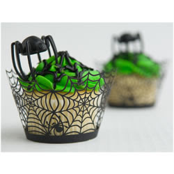 cupcake spider web