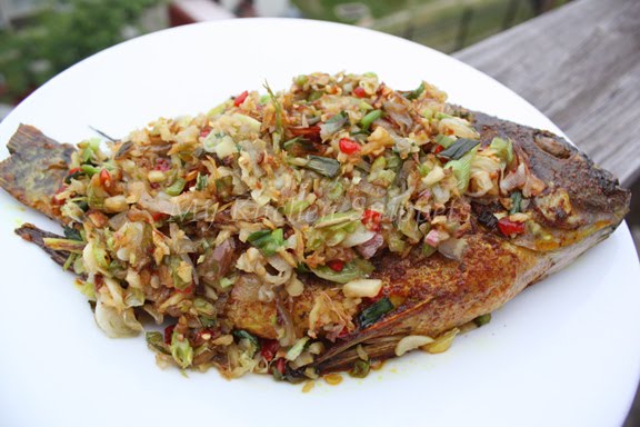My Kitchen Snippets: Baked/Grilled Whole Tilapia