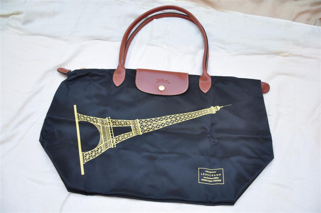 Limited edition Longchamp Eiffel Tower bag