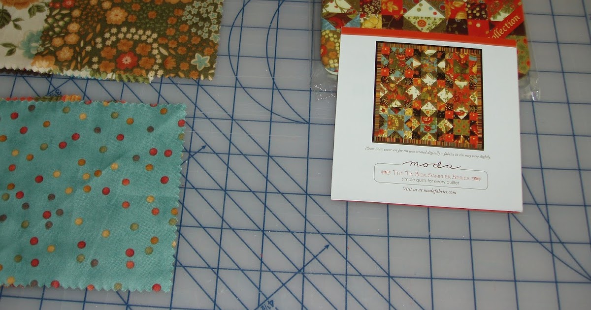 The Quilters Nimble Thimble Moda Tin Box Sampler Series Collection