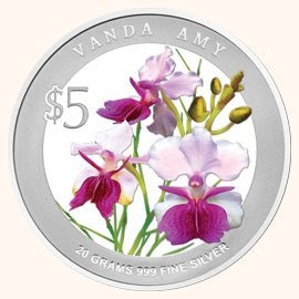 Singapore Coin Picture on 2009 Heritage Orchids Of Singapore Coin   Lunaticg Banknote   Coin
