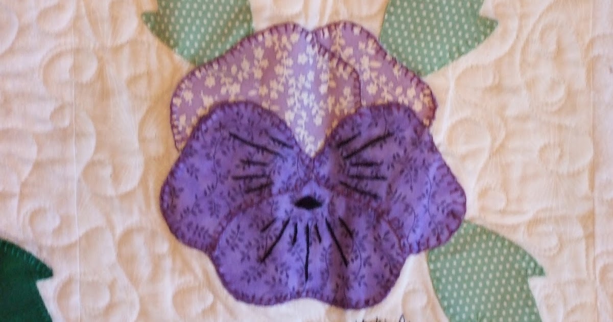 Mama Spark's World Pansy Quilt