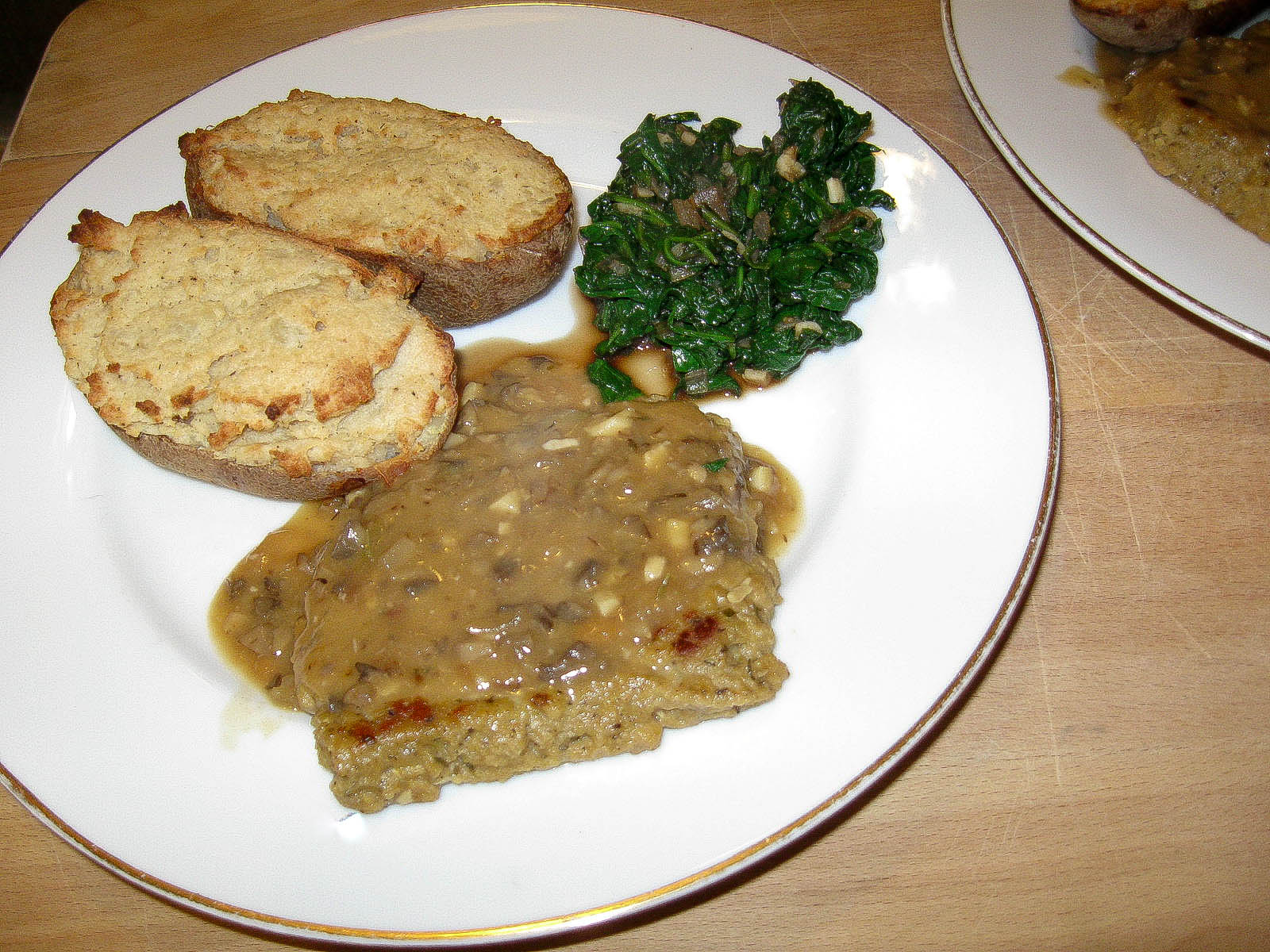 Meat for the Masses Seitan and chickpea flour cutlets with mushroom