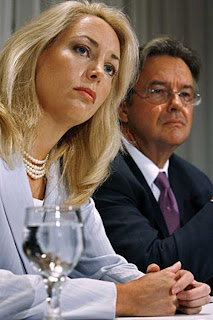 Valerie Plame and husband Joe Wilson. Because Valerie Plame was publicly identified as a “CIA” agent, the “U.S.” intelligence function of investigating weapons of mass destruction in “Iran” was destroyed.