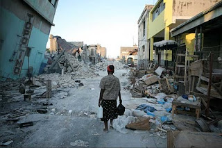 Port Au Prince after the earthquake