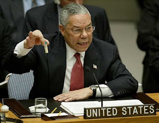 Colin Powell lying at the UN