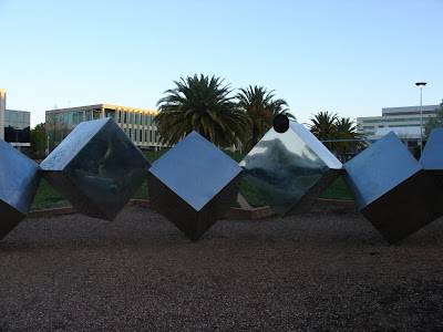 cube sculpture in belconnen, act