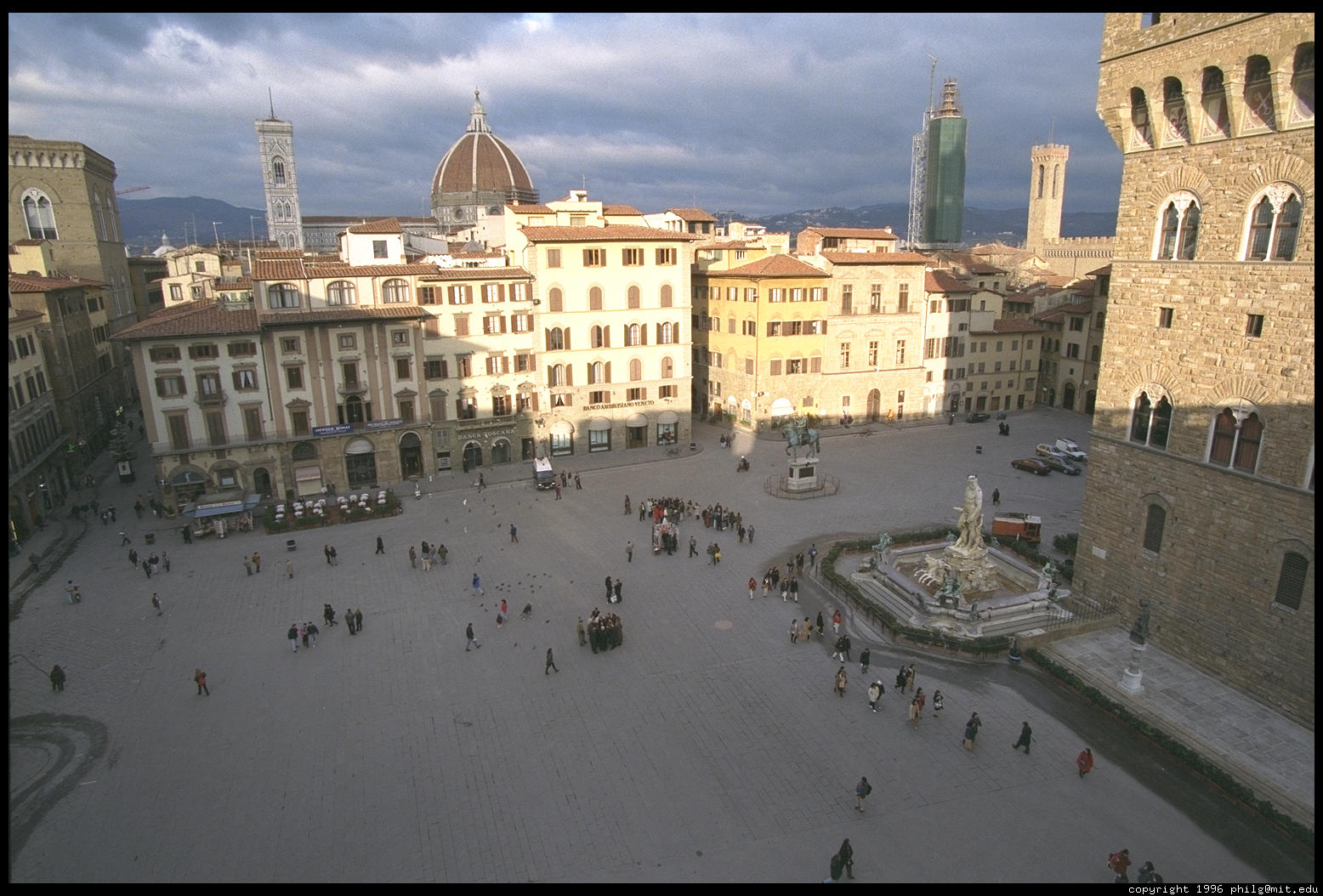 The Piazza Signoria, Florence
