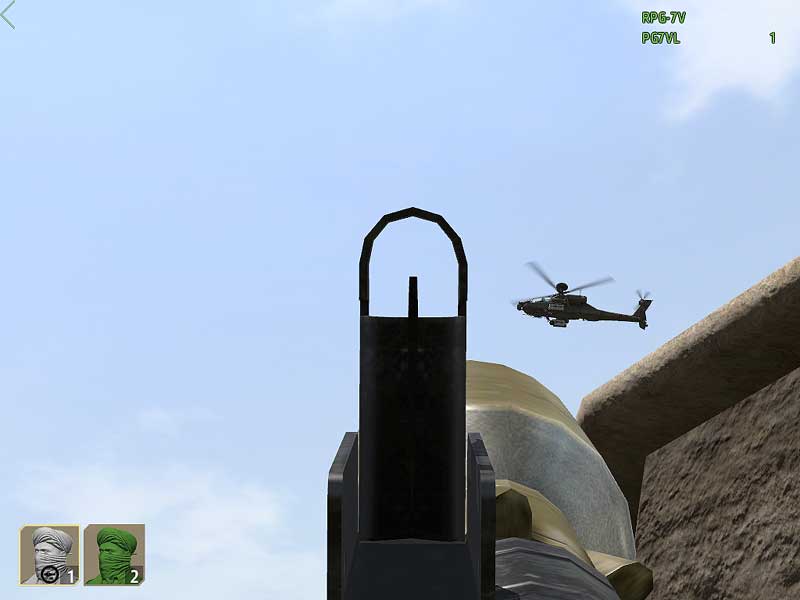 moving helicopter
