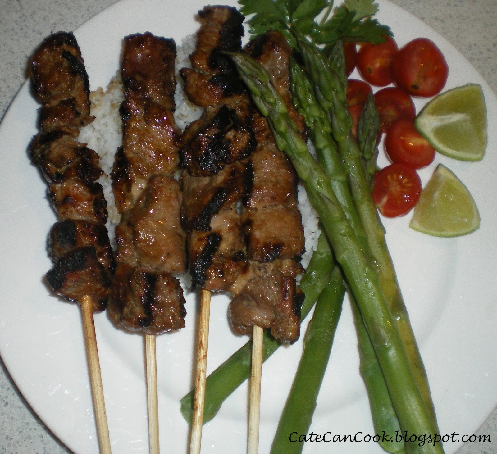 Cate Can Cook, So Can You!! Pork Skewers