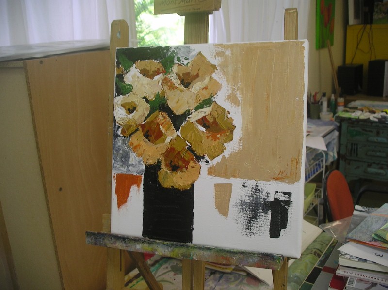 chris hobel art classes Palette Knife Class Paintings, Noosa art