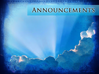 Church Announcement Slides