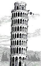 Galileo  Galilei en la Torre de Pisa