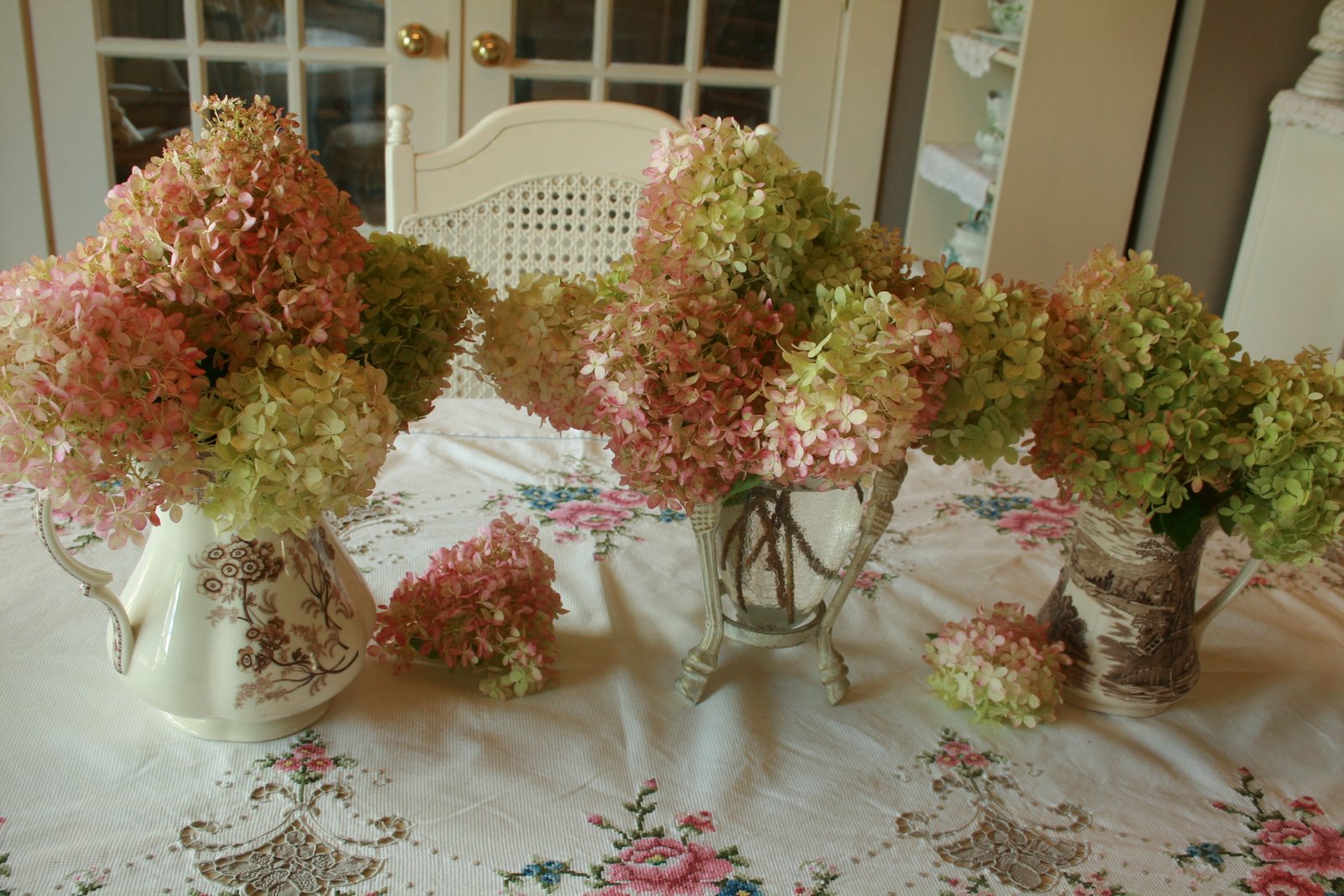 Aiken House & Gardens Harvesting Hydrangeas