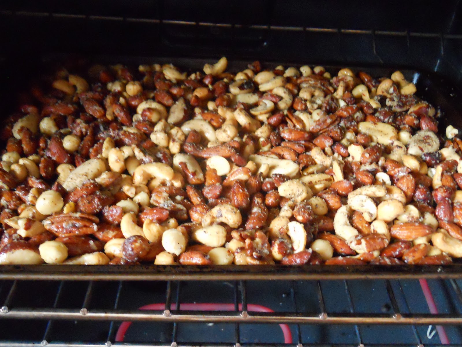 Jesse's Kitchen Peppered Mixed Nuts with lemon & capers