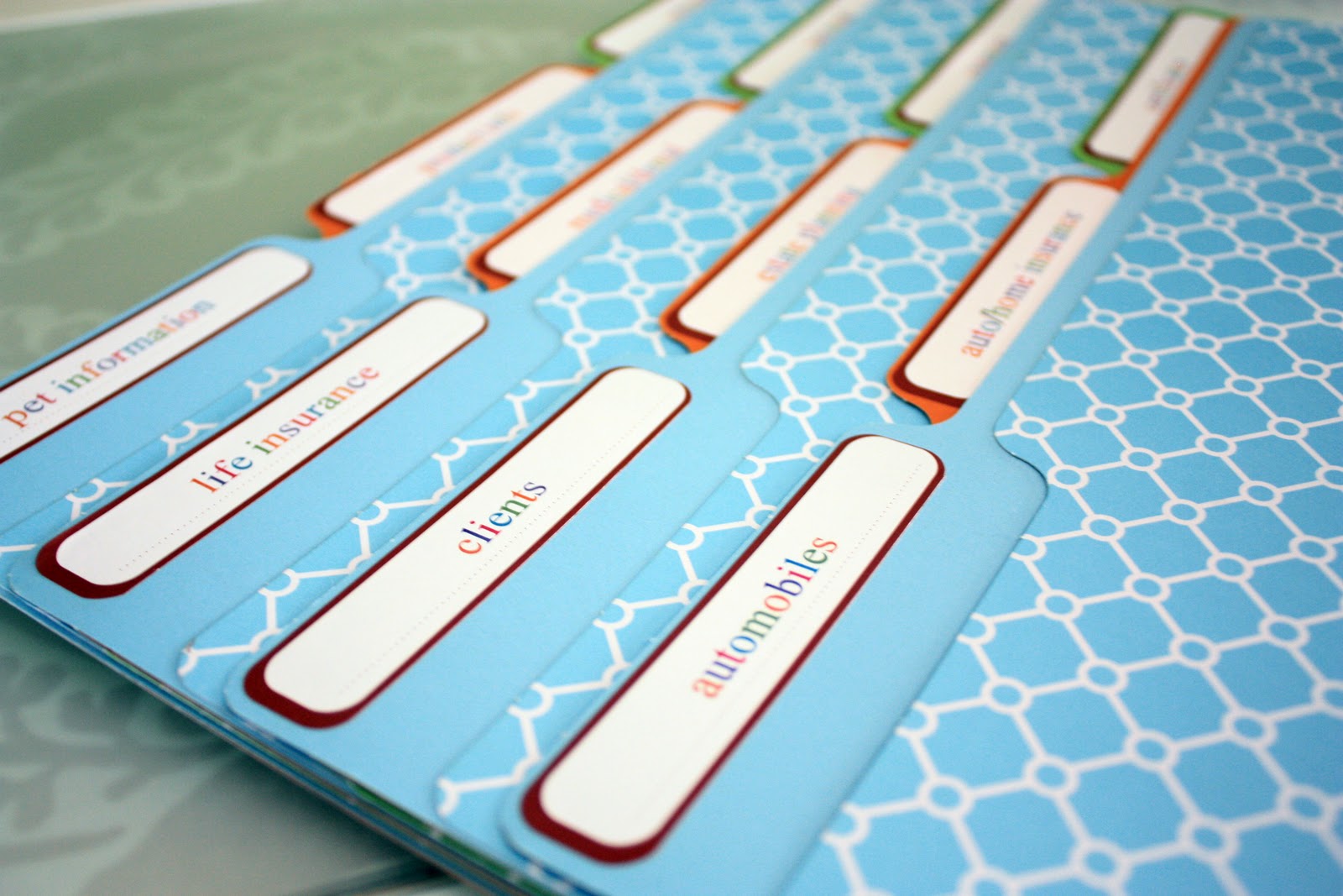 iheart organizing january challenge project paper step 2 file folder label template
