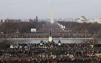 Crowds on the National Mall in Washington, DC (Reuters photo)