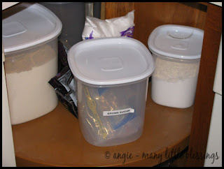 Flour Container Storage