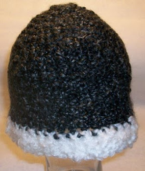 Black Plush Hat