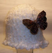 White Hat w/Butterfly