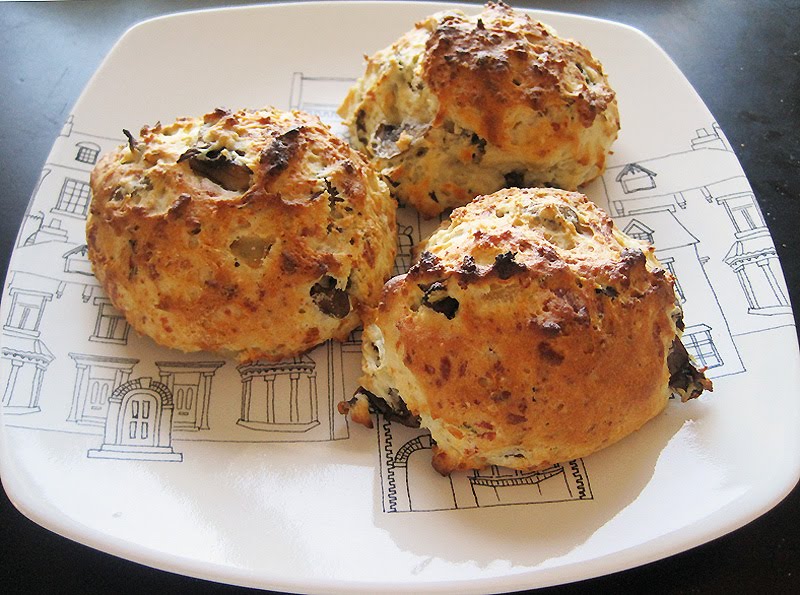 Workout then Cook! Easy Mushroom Biscuits