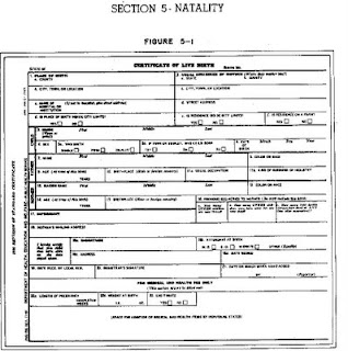 copy of blank birth certificate