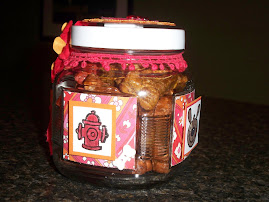 Dog treat jar