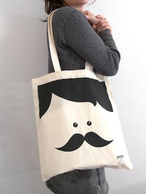  Mr. Mustache tote bag